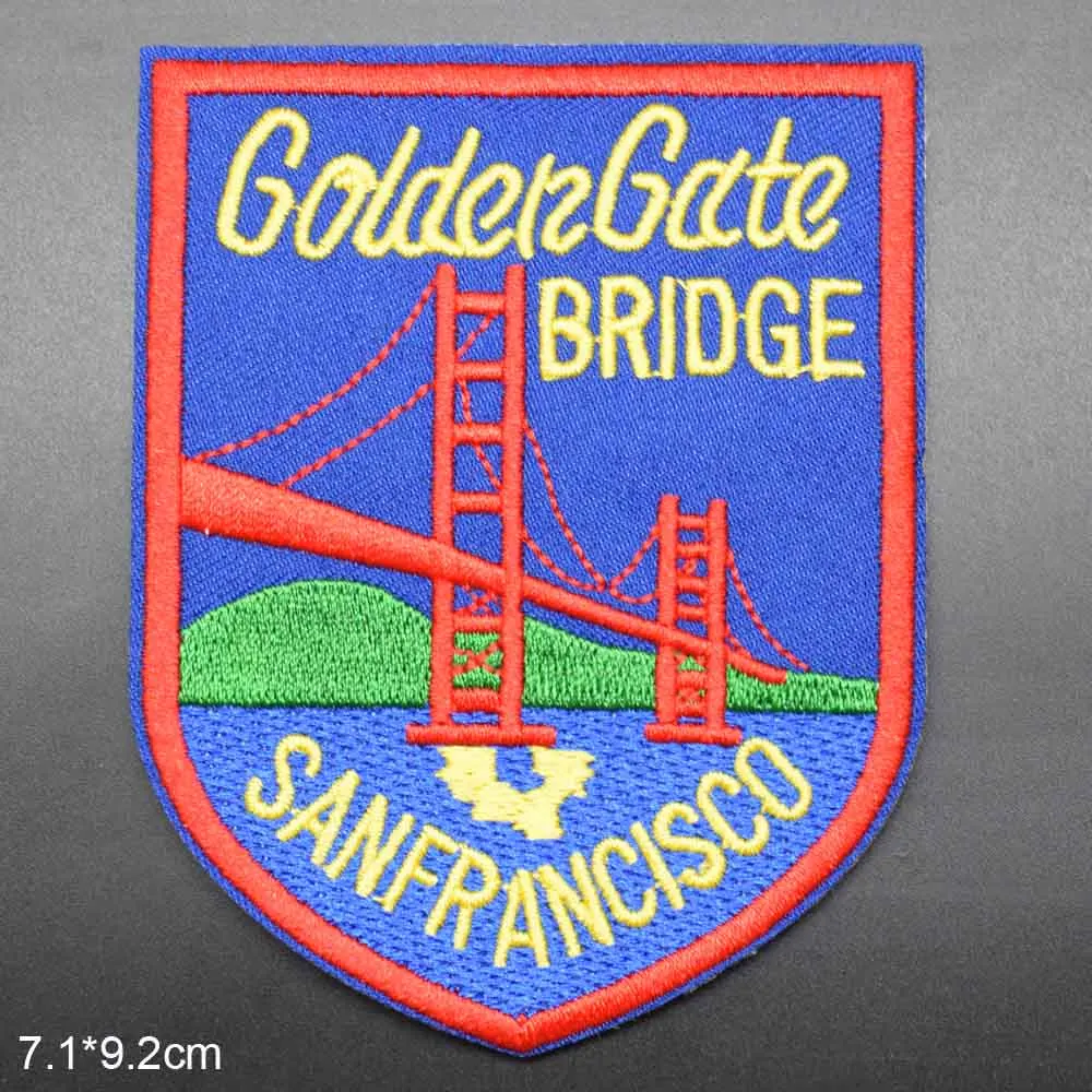 Sanfrancisco Red Goldengate Bridge Iron on Full Embroidered Cloth Patch For Girls Boys Clothes Stickers Apparel Garment
Sanfrancisco Red Goldengate Bridge Iron on Full Embroidered Cloth Patch For Girls Boys Clothes Stickers Apparel Garment