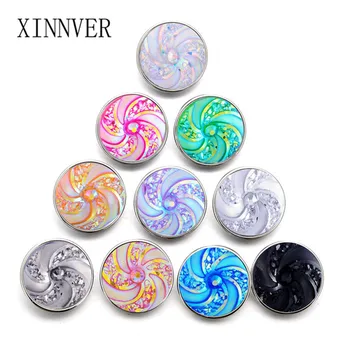 10pcs/lot Colorful Windmill Snap Button Jewelry Mixed Style Ginger Alloy Resin 18mm Snap Buttons fit Snap Bracelet Bangles
10pcs/lot Colorful Windmill Snap Button Jewelry Mixed Style Ginger Alloy Resin 18mm Snap Buttons fit Snap Bracelet Bangles
