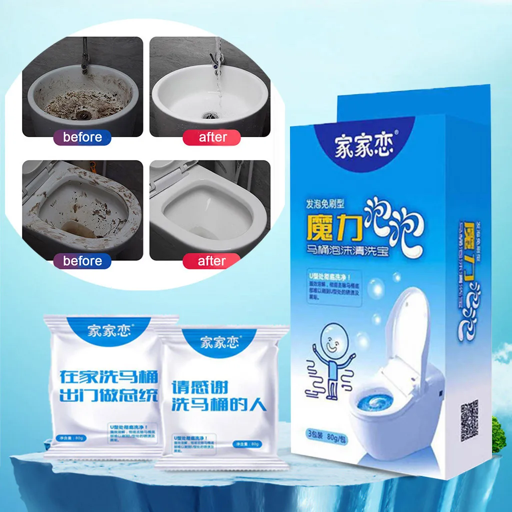 Fast Foaming Cleaner For Toilet Effective Decontamination Washing Machine Sink Floor Tile Powder Cleaner Home Clean Product#007
Fast Foaming Cleaner For Toilet Effective Decontamination Washing Machine Sink Floor Tile Powder Cleaner Home Clean Product#007