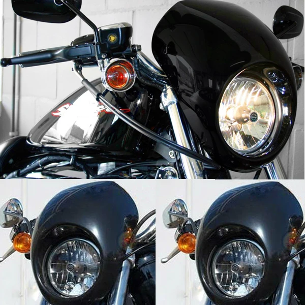 (Ship from EU) Drag Headlight Fairing Mask Front Fly Screen Racer Cowl Flyscreen Visor For Dyna V-Rod FX XL 39mm Glide Forks
(Ship from EU) Drag Headlight Fairing Mask Front Fly Screen Racer Cowl Flyscreen Visor For Dyna V-Rod FX XL 39mm Glide Forks