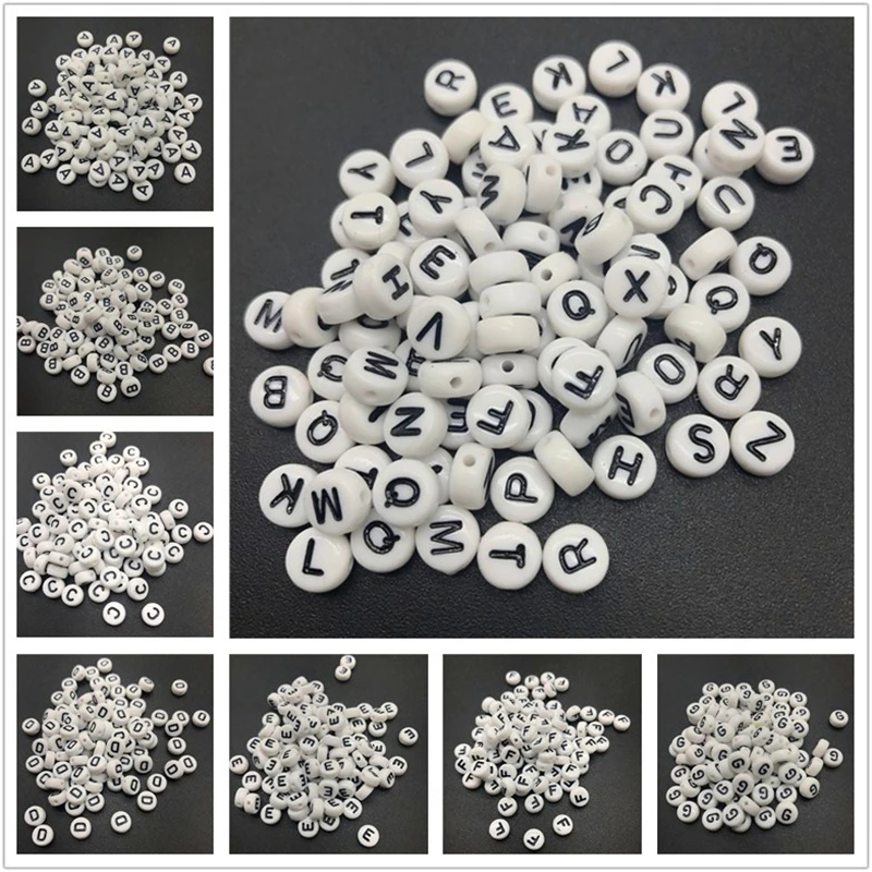 100pcs 7mm White Acrylic Spaced Beads Letter Beads Oval 26 Alphabet Beads For Jewelry Making DIY Bracelet Necklace
100pcs 7mm White Acrylic Spaced Beads Letter Beads Oval 26 Alphabet Beads For Jewelry Making DIY Bracelet Necklace