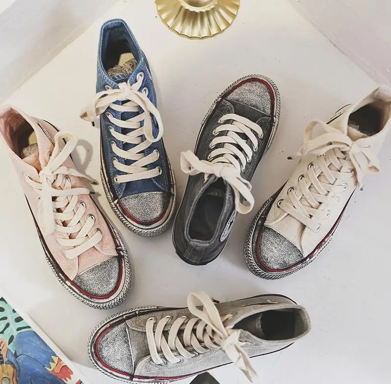 HKJL 1970s canvas shoes female 2019 spring new smog blue Korean high-top shoes flat-bottom retro wind small dirty shoes
HKJL 1970s canvas shoes female 2019 spring new smog blue Korean high-top shoes flat-bottom retro wind small dirty shoes