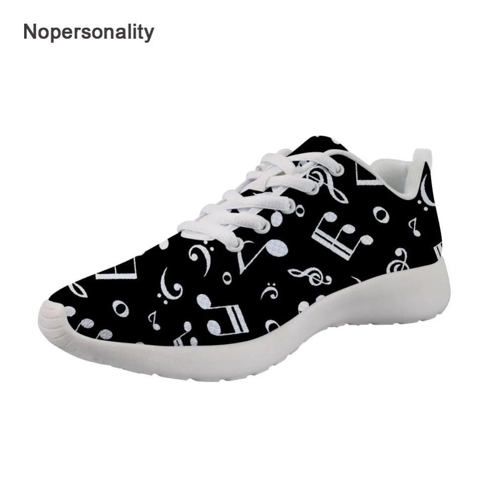 Nopersonality Black Music Notes Print Women Sneakers Lightweight Female Ladies Mesh Flats Breathable Lace Up Walking Shoes
Nopersonality Black Music Notes Print Women Sneakers Lightweight Female Ladies Mesh Flats Breathable Lace Up Walking Shoes