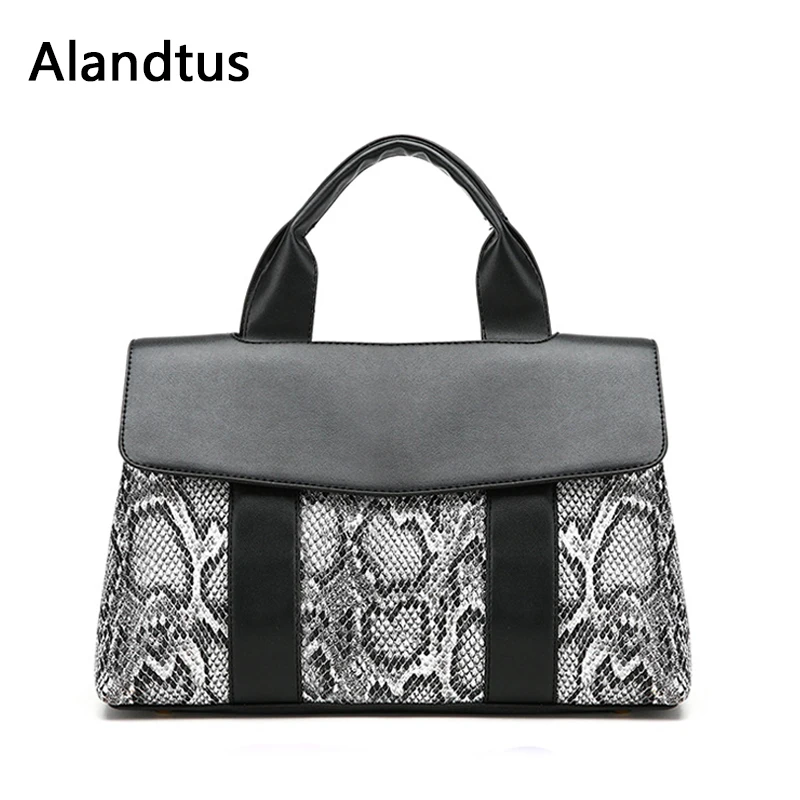 Alandtus Shoulder Bag Women Leather Handbags Serpentine Embossed Tote Bag for Women 2019 Large Capacity Lady Top-handle Handbag
Alandtus Shoulder Bag Women Leather Handbags Serpentine Embossed Tote Bag for Women 2019 Large Capacity Lady Top-handle Handbag