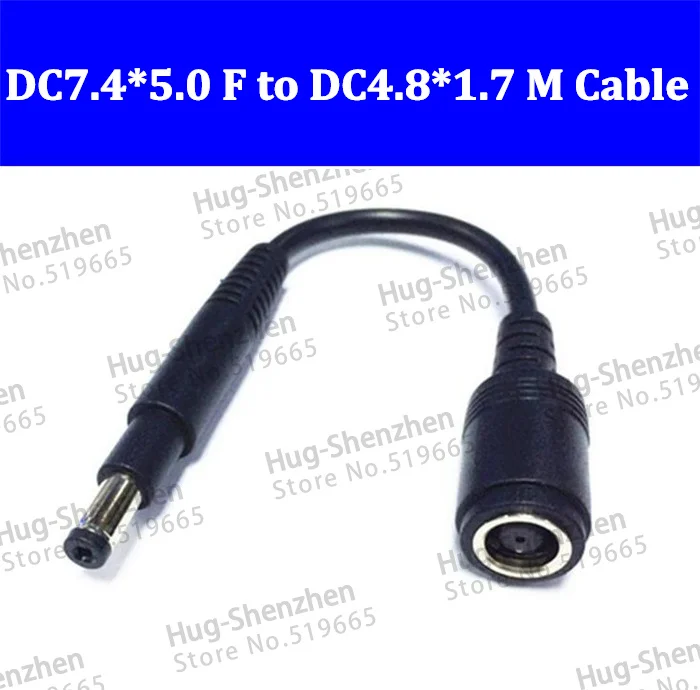 dc convertor connector dc power cable 7.4 female jack to 4.8 male plug bullet tip 7.4*5.0 to 4.8*1.7 for hp dell notebook---5pcs
dc convertor connector dc power cable 7.4 female jack to 4.8 male plug bullet tip 7.4*5.0 to 4.8*1.7 for hp dell notebook---5pcs