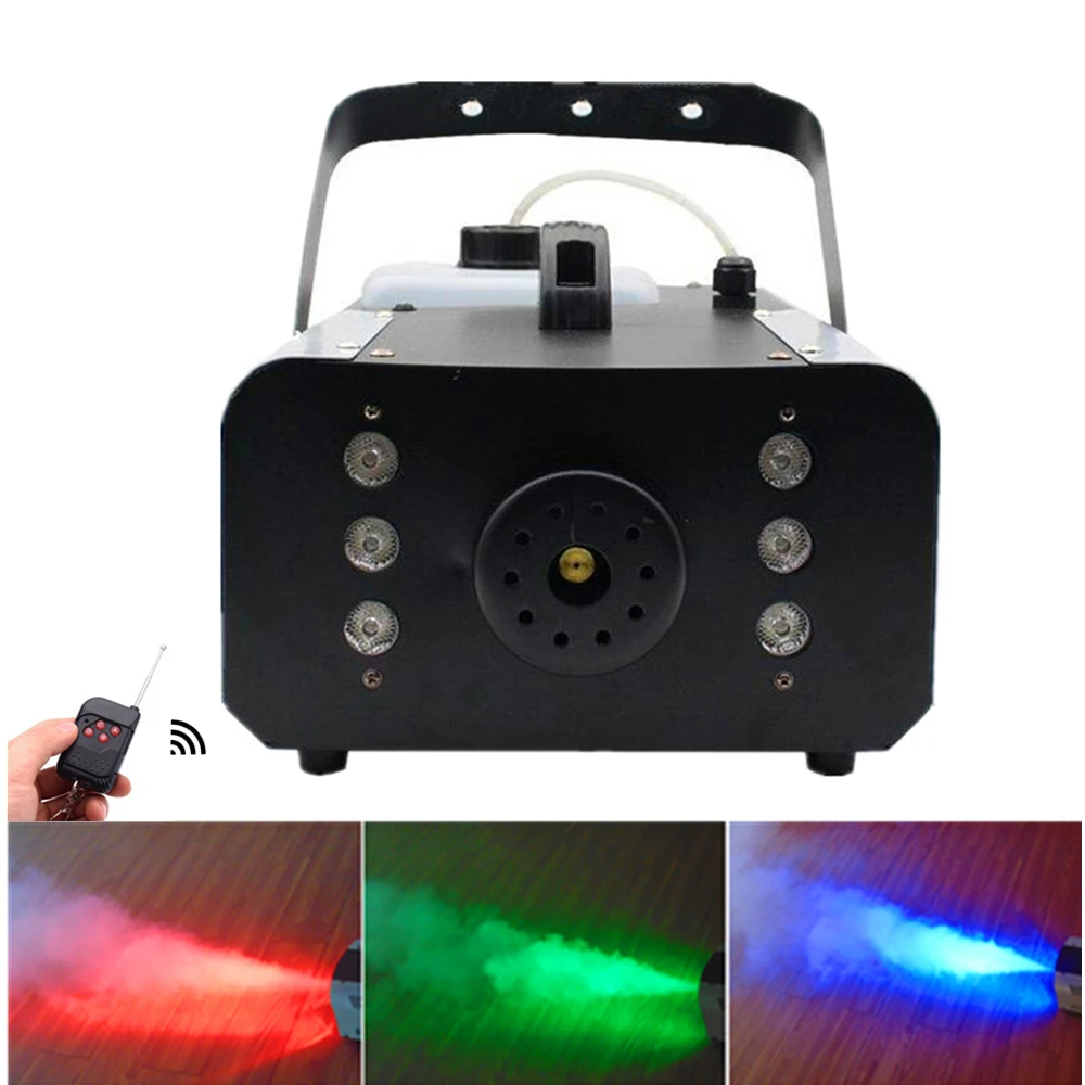 LED 1500W RGB 3in1 Fog Machine/Remote Control Smoke Machine With 6x3W LED Light Professional Stage Machine DJ /Bar/Home Fogger
LED 1500W RGB 3in1 Fog Machine/Remote Control Smoke Machine With 6x3W LED Light Professional Stage Machine DJ /Bar/Home Fogger