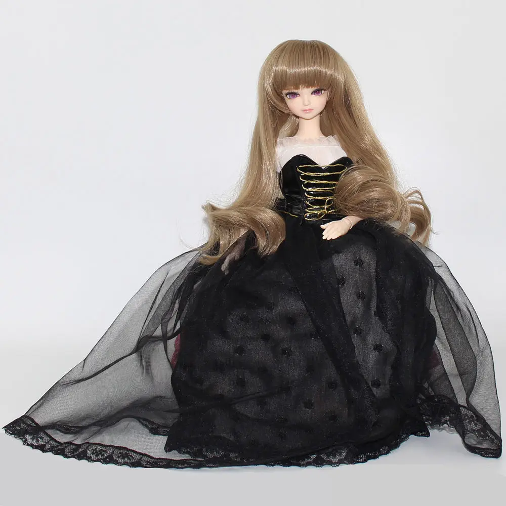 Fortune Days 1/4 MMGIRL BJD doll 45cm joint body with hand-makeup reborn girls Black lace evening dress princess doll gift toy.
Fortune Days 1/4 MMGIRL BJD doll 45cm joint body with hand-makeup reborn girls Black lace evening dress princess doll gift toy.