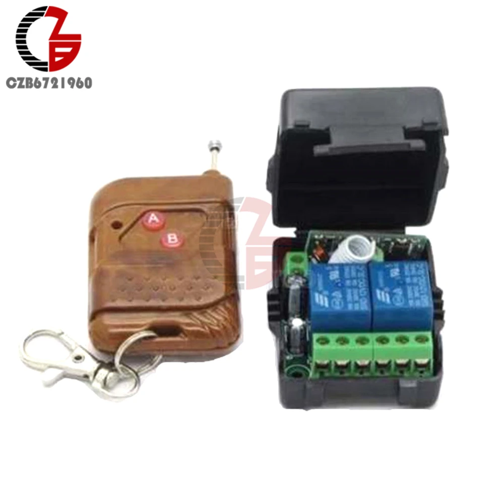 Description Picture 5 of item315MHz 433MHz DC 12V 2CH 2 Channel Wireless RF Remote Control Switch Transmitter+ Receiver Relay Switch Module