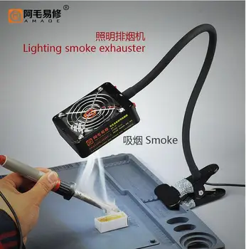 Clip type M1 M2 M3 Smoke Absorber with LED Light Fume Extractor Smoke Absorber for Soldering Station
Clip type M1 M2 M3 Smoke Absorber with LED Light Fume Extractor Smoke Absorber for Soldering Station