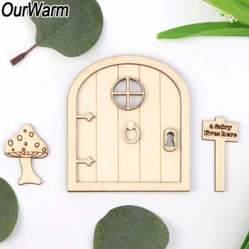 OurWarm 6Pcs DIY Wooden Fairy Elf Door Craft Kit Christmas Door Decoration Vintage Miniature Fairy Garden Garland Decor Gift
OurWarm 6Pcs DIY Wooden Fairy Elf Door Craft Kit Christmas Door Decoration Vintage Miniature Fairy Garden Garland Decor Gift