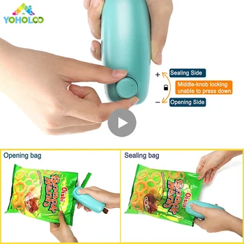 Chip Plastic Bag Sealer 2 in 1 Hand Held Mini Portable Heat Sealer for Bags Food Storage Snack Camp Resealer with Safety Lock
Chip Plastic Bag Sealer 2 in 1 Hand Held Mini Portable Heat Sealer for Bags Food Storage Snack Camp Resealer with Safety Lock
