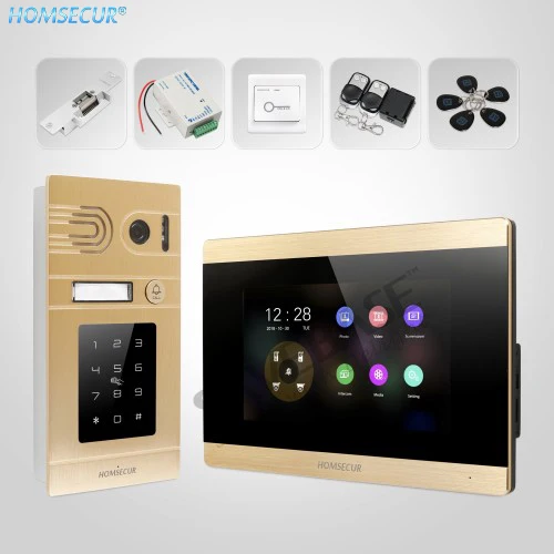 HOMSECUR 4 Wire Hands-free AHD Video&Audio Home Intercom with Outdoor Monitoring BC071HD-G+BM715HD-G
HOMSECUR 4 Wire Hands-free AHD Video&Audio Home Intercom with Outdoor Monitoring BC071HD-G+BM715HD-G