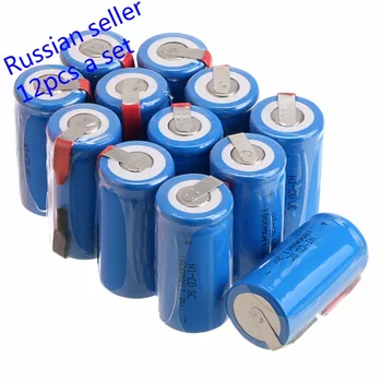 Russian seller !12 pcs sub c SC battery Ni-Cd battery rechargeable battery 1800mh with tab-blue color
Russian seller !12 pcs sub c SC battery Ni-Cd battery rechargeable battery 1800mh with tab-blue color