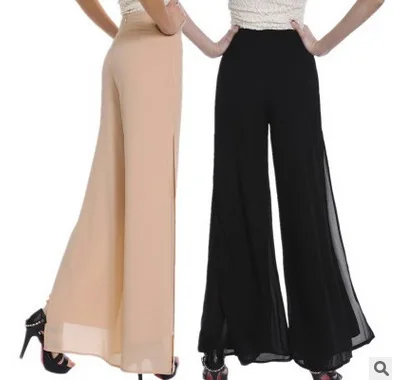 Women wide leg pants high waist double chiffon loose soft dance pants bell bottom casual pants plus size
Women wide leg pants high waist double chiffon loose soft dance pants bell bottom casual pants plus size