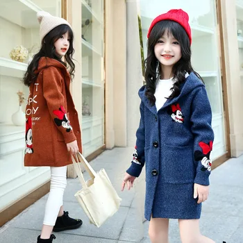 New Winter Girls Children Cartoon Korean Fashion Sweater Woolen coat Long Thick Hooded Cardigan Girls Woolen Outwear
New Winter Girls Children Cartoon Korean Fashion Sweater Woolen coat Long Thick Hooded Cardigan Girls Woolen Outwear