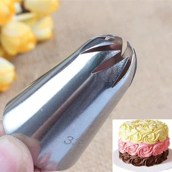 1 Pcs 46*30mm Large Size Icing Nozzle Decorating Tip Sugarcoat Cake Decorating Kitchen Baking Tools Kitchen Bakeware #336
1 Pcs 46*30mm Large Size Icing Nozzle Decorating Tip Sugarcoat Cake Decorating Kitchen Baking Tools Kitchen Bakeware #336