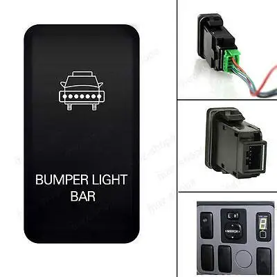 12V Push Switch 40mm x20mm Bumper Light BAR 12V Push Switch White LED Light for Toyota Series
12V Push Switch 40mm x20mm Bumper Light BAR 12V Push Switch White LED Light for Toyota Series