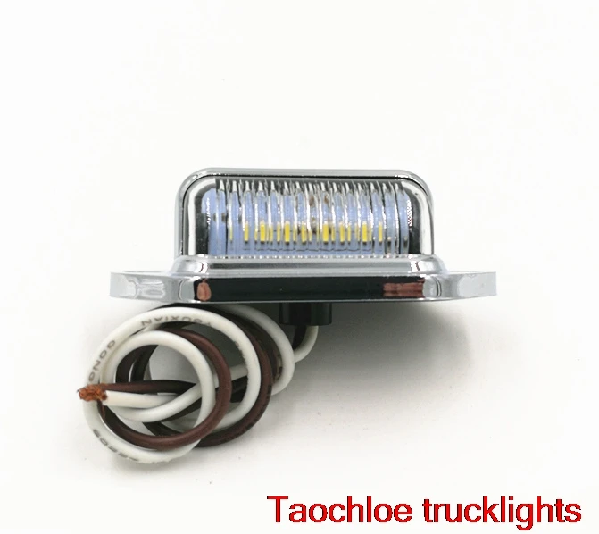 2x 10-30v chrome 6LEDs Trailer License Plate Light Lamp Bulbs Truck Number Plate Light for Motorcycle Boats Automotive RV
2x 10-30v chrome 6LEDs Trailer License Plate Light Lamp Bulbs Truck Number Plate Light for Motorcycle Boats Automotive RV