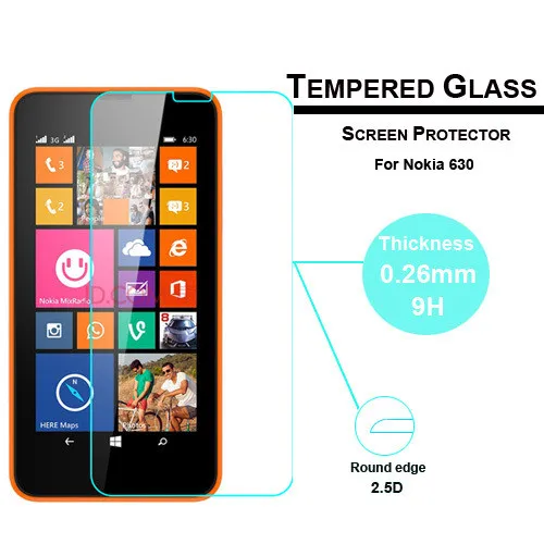 9H 0.3mm 2.5D Tempered Glass Screen Protector for Nokia lumia 630 635 636 638 n630 Protective film Guard pelicula de vidro
9H 0.3mm 2.5D Tempered Glass Screen Protector for Nokia lumia 630 635 636 638 n630 Protective film Guard pelicula de vidro