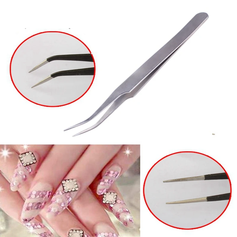 1pcs Curved Straight Stainless Steel Tweezer Fashion Nail Art Gel Picking Tool Rhinestones Gem Decor DIY Nails Decor Picker
1pcs Curved Straight Stainless Steel Tweezer Fashion Nail Art Gel Picking Tool Rhinestones Gem Decor DIY Nails Decor Picker