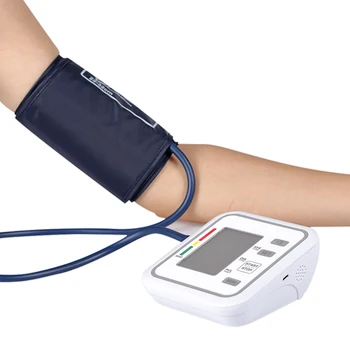 Automatic Arm Sphygmomanometer Intelligent Upper Arm Type Electronic Sphygmomanometer Home Blood Pressure Meter No Voice Version
Automatic Arm Sphygmomanometer Intelligent Upper Arm Type Electronic Sphygmomanometer Home Blood Pressure Meter No Voice Version