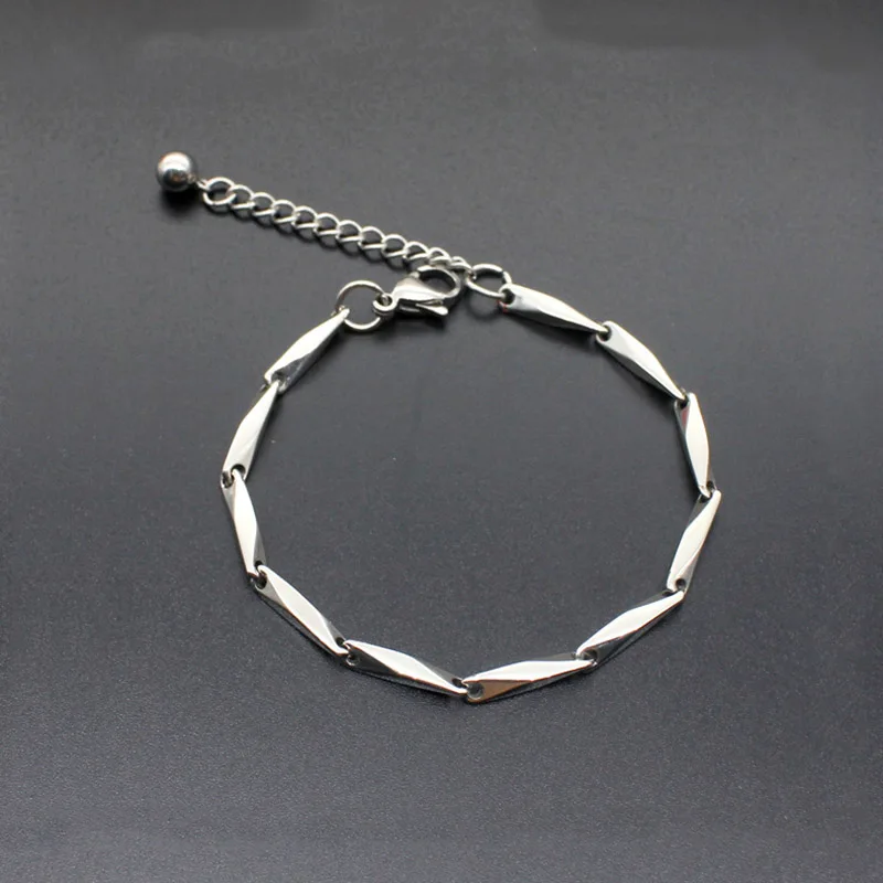 316 Rhombic Stainless Steel pulseira masculina Stainless Steel bracelets Link Chain Bracelets bangle For woman man Jewelry 18cm
316 Rhombic Stainless Steel pulseira masculina Stainless Steel bracelets Link Chain Bracelets bangle For woman man Jewelry 18cm