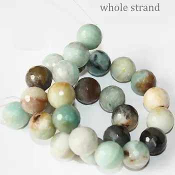 Genuine Amazonite faceted Beads - Round 10 mm Gemstone Beads - Full Strand 16", 38 beads, A-Quality
Genuine Amazonite faceted Beads - Round 10 mm Gemstone Beads - Full Strand 16", 38 beads, A-Quality