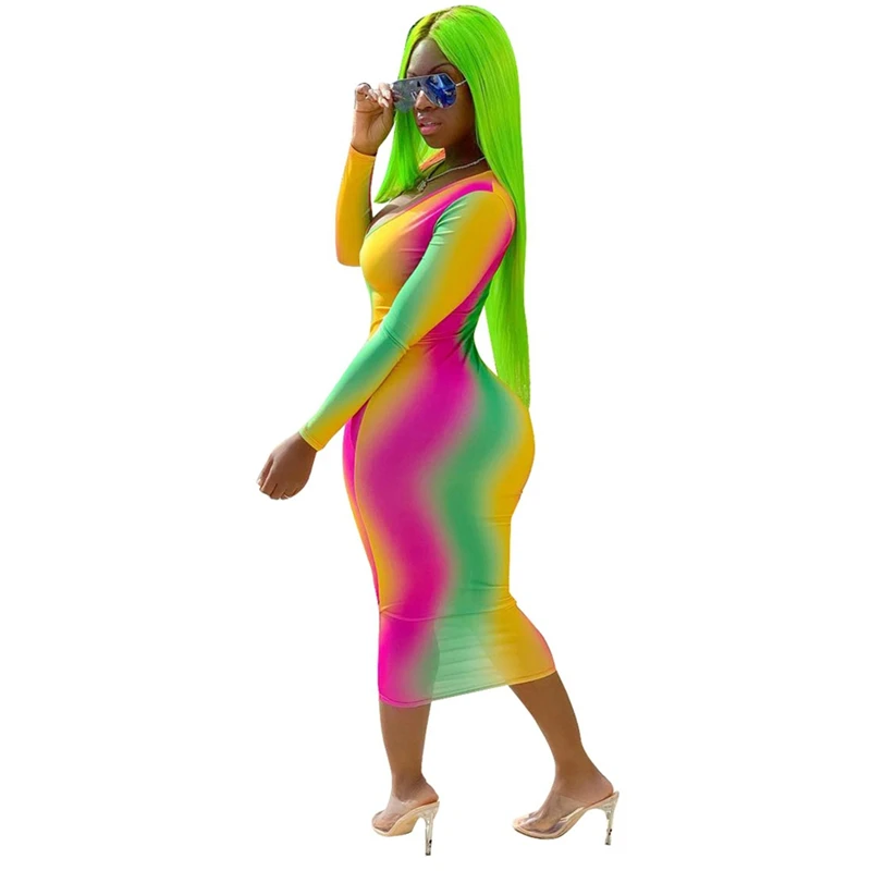 Great Temperament Woman Dress Elegant Evening Party Birthday Dress For Women Clothing Sexy Celebrity Runway Rainbow Dresses
Great Temperament Woman Dress Elegant Evening Party Birthday Dress For Women Clothing Sexy Celebrity Runway Rainbow Dresses
