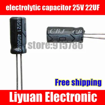 Free shipping high-quality electrolytic capacitor 25V 22UF / Aluminum Capacitor 22UF 55V / Volume 5*11MM
Free shipping high-quality electrolytic capacitor 25V 22UF / Aluminum Capacitor 22UF 55V / Volume 5*11MM