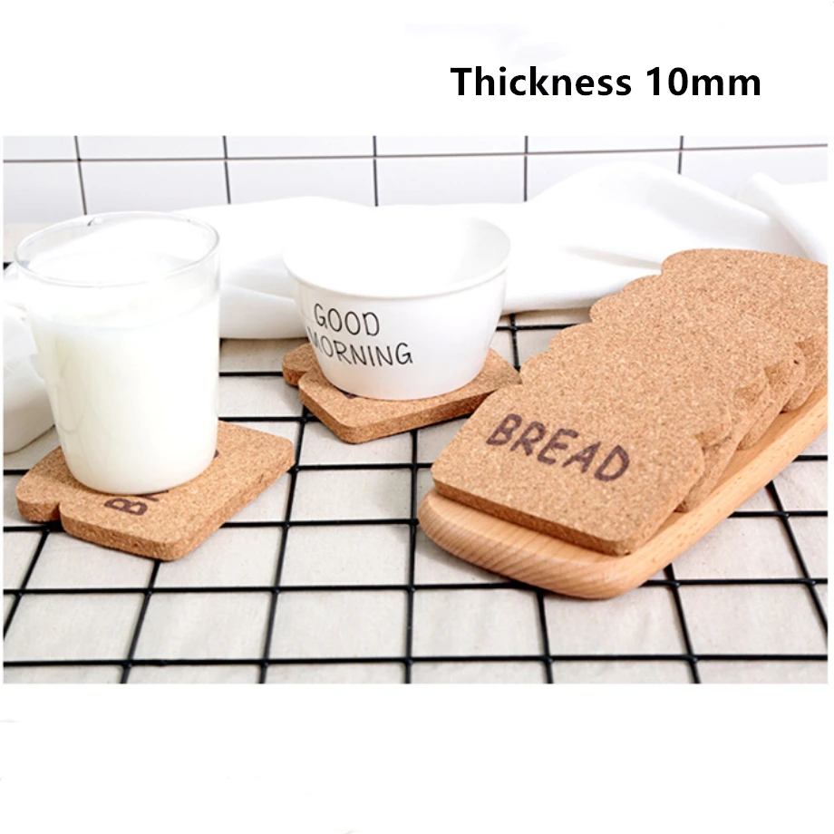 1cm Thick Bread Shape Cork Coaster Cup Mug Plate Mat Coffee Tea Placemat Heat Resistant Kitchen Decor Natural Eco Friendly
1cm Thick Bread Shape Cork Coaster Cup Mug Plate Mat Coffee Tea Placemat Heat Resistant Kitchen Decor Natural Eco Friendly