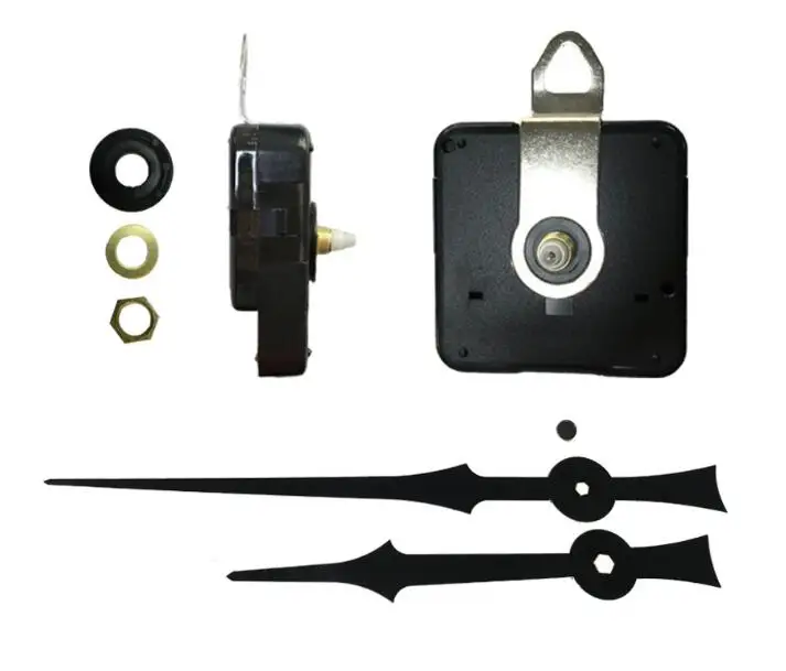 50 pcs/lot Wholesale Household accessories Scan the mute Quartz Wall Clock Movement Kit Spindle Mechanism shaft with metal hook
50 pcs/lot Wholesale Household accessories Scan the mute Quartz Wall Clock Movement Kit Spindle Mechanism shaft with metal hook