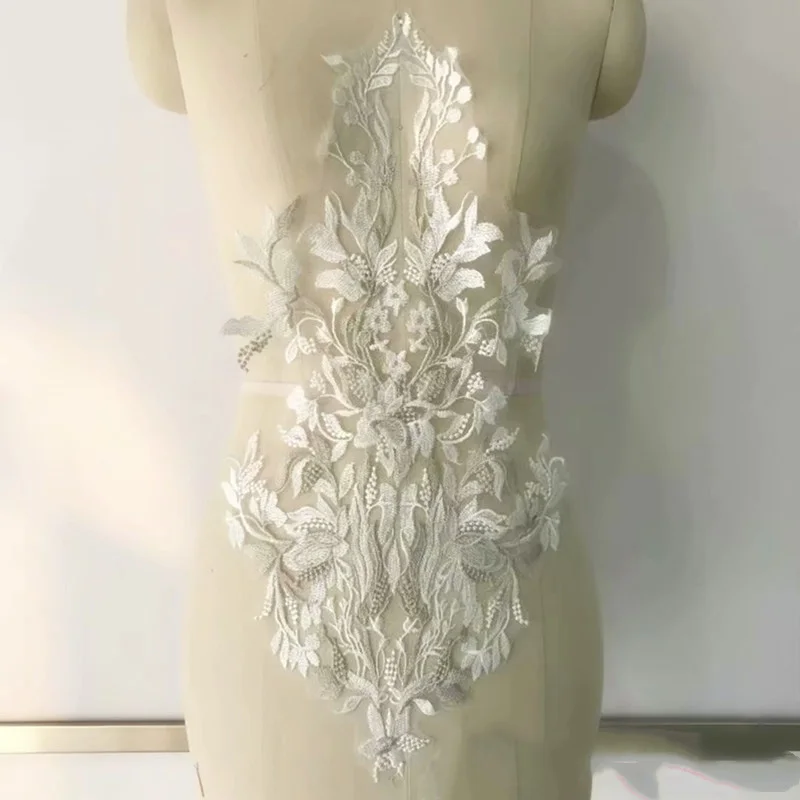 1Piece Lace Applique Trim Embroidery Sewing Motif Wedding Bridal DIY Craft Flower Appliques
1Piece Lace Applique Trim Embroidery Sewing Motif Wedding Bridal DIY Craft Flower Appliques