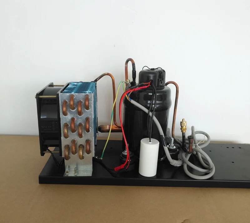 QX36HC Purswave 1/5HP Air-Cooled Compressor Condensing Unit for Mini Air Conditioner ice machine vending machine water cooling
QX36HC Purswave 1/5HP Air-Cooled Compressor Condensing Unit for Mini Air Conditioner ice machine vending machine water cooling