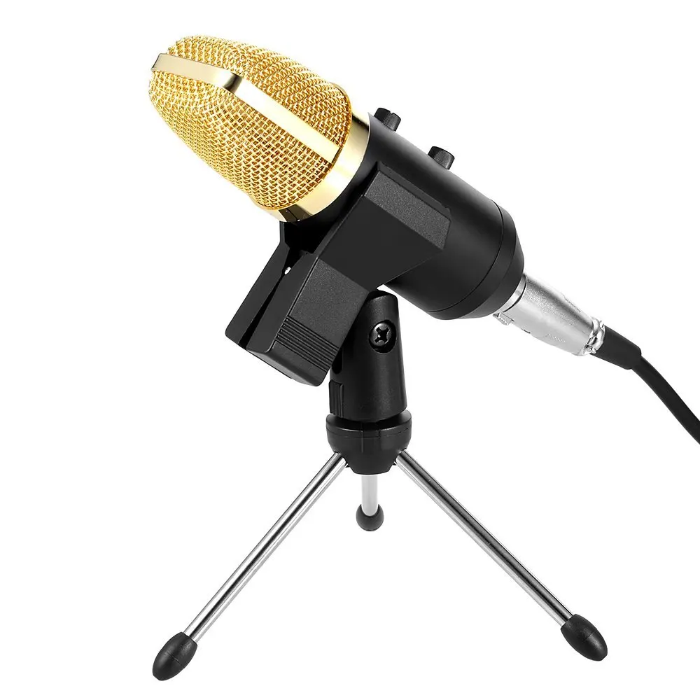 MK-F100TL Condenser Microphone Professional Desktop Studio Usb Microphone With Stand Tripod For Computer Karaoke Video Recording
MK-F100TL Condenser Microphone Professional Desktop Studio Usb Microphone With Stand Tripod For Computer Karaoke Video Recording