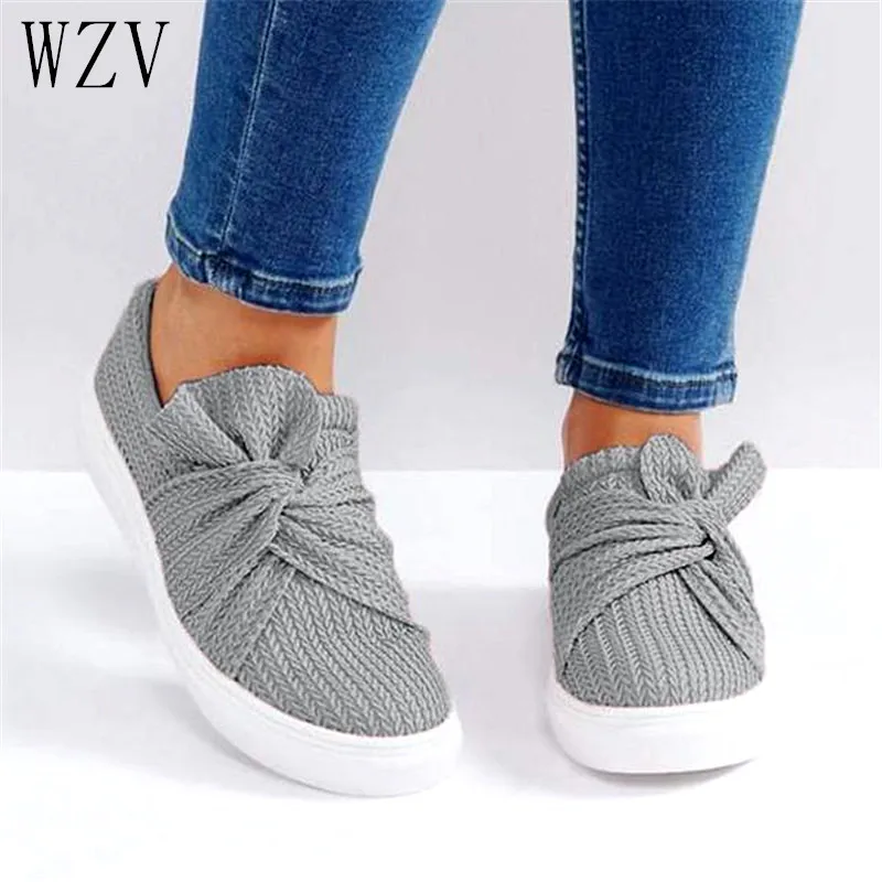 2019 Spring Slip on Sneakers Shallow Bowknot Loafers Women Vulcanized Shoes Breathable Hollow Out Female Casual Flats Ladies
2019 Spring Slip on Sneakers Shallow Bowknot Loafers Women Vulcanized Shoes Breathable Hollow Out Female Casual Flats Ladies