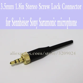 Golden 3.5mm 1.8in Stereo Screw Lock Connector for Sennheiser EW100 EW300 EW500 G1 G2 G3 Sony Saramonic Microphone
Golden 3.5mm 1.8in Stereo Screw Lock Connector for Sennheiser EW100 EW300 EW500 G1 G2 G3 Sony Saramonic Microphone
