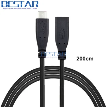 USB 3.1 Type C Male to USB-C Female Extension Data Cable USB type-c for Laptop & Macbook Tablet 2m 6FT 1m 3FT
USB 3.1 Type C Male to USB-C Female Extension Data Cable USB type-c for Laptop & Macbook Tablet 2m 6FT 1m 3FT