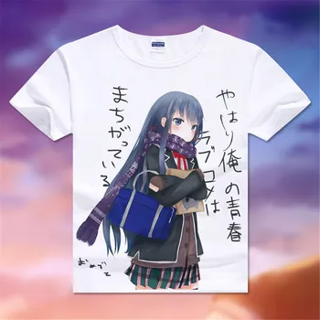 Anime My Teen Romantic Comedy SNAFU Yukinoshita Yukino Cotton Blend T-Shirt Tee Summer Short Sleeve Tops Unisex Cosplay
Anime My Teen Romantic Comedy SNAFU Yukinoshita Yukino Cotton Blend T-Shirt Tee Summer Short Sleeve Tops Unisex Cosplay