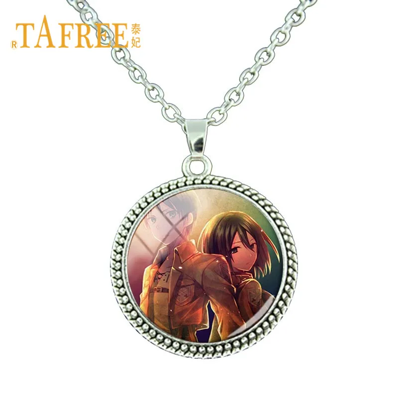 TAFREE New Arrival Anime Attack on Titan Necklace Cartoon Photocard Glass Cabochon Pendant Necklace Anime Lovers Jewelry BTS35
TAFREE New Arrival Anime Attack on Titan Necklace Cartoon Photocard Glass Cabochon Pendant Necklace Anime Lovers Jewelry BTS35