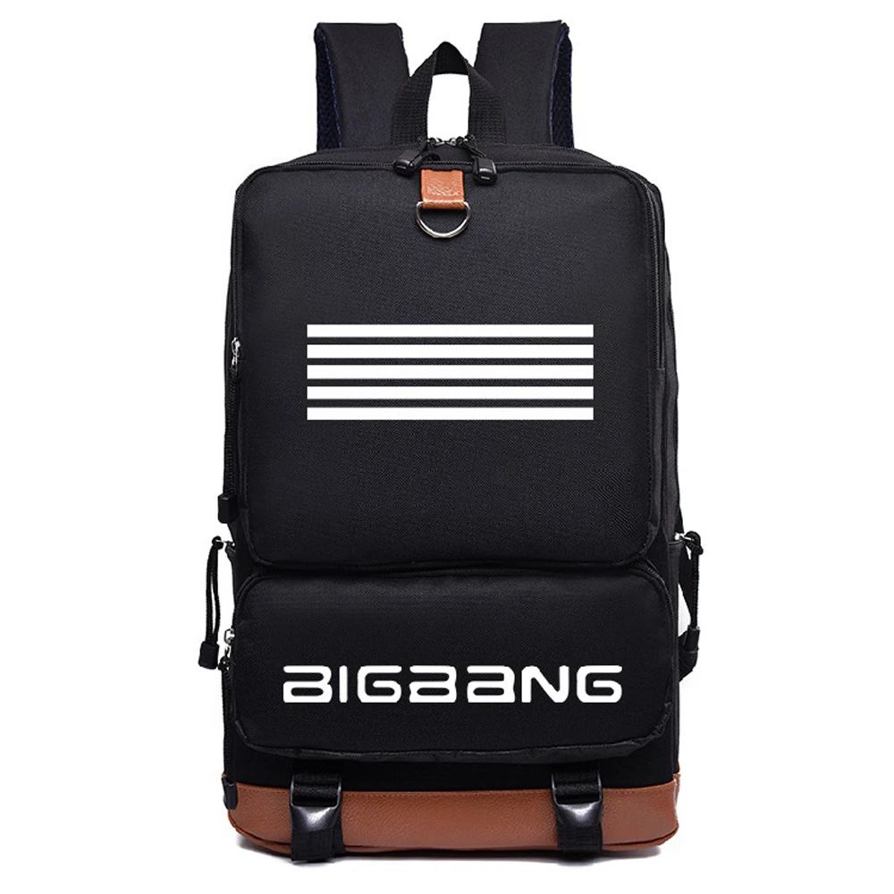 2019 New Korean Nylon KPOP Student Backpack Boys Girls Fashion BIGBANG Bags Women Backpack Rucksacks Mochila Satchel bag
2019 New Korean Nylon KPOP Student Backpack Boys Girls Fashion BIGBANG Bags Women Backpack Rucksacks Mochila Satchel bag