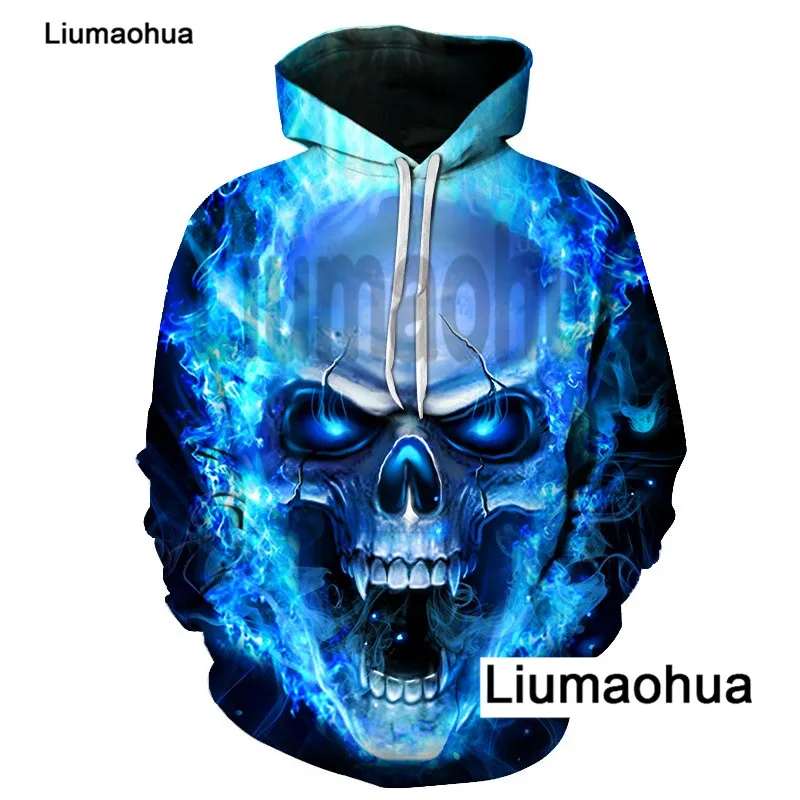 Liumaohua New blue flame skull pullover 3D sweatshirt men's and women's hoodies loose sportswear autumn streetwear funny hoodies
Liumaohua New blue flame skull pullover 3D sweatshirt men's and women's hoodies loose sportswear autumn streetwear funny hoodies