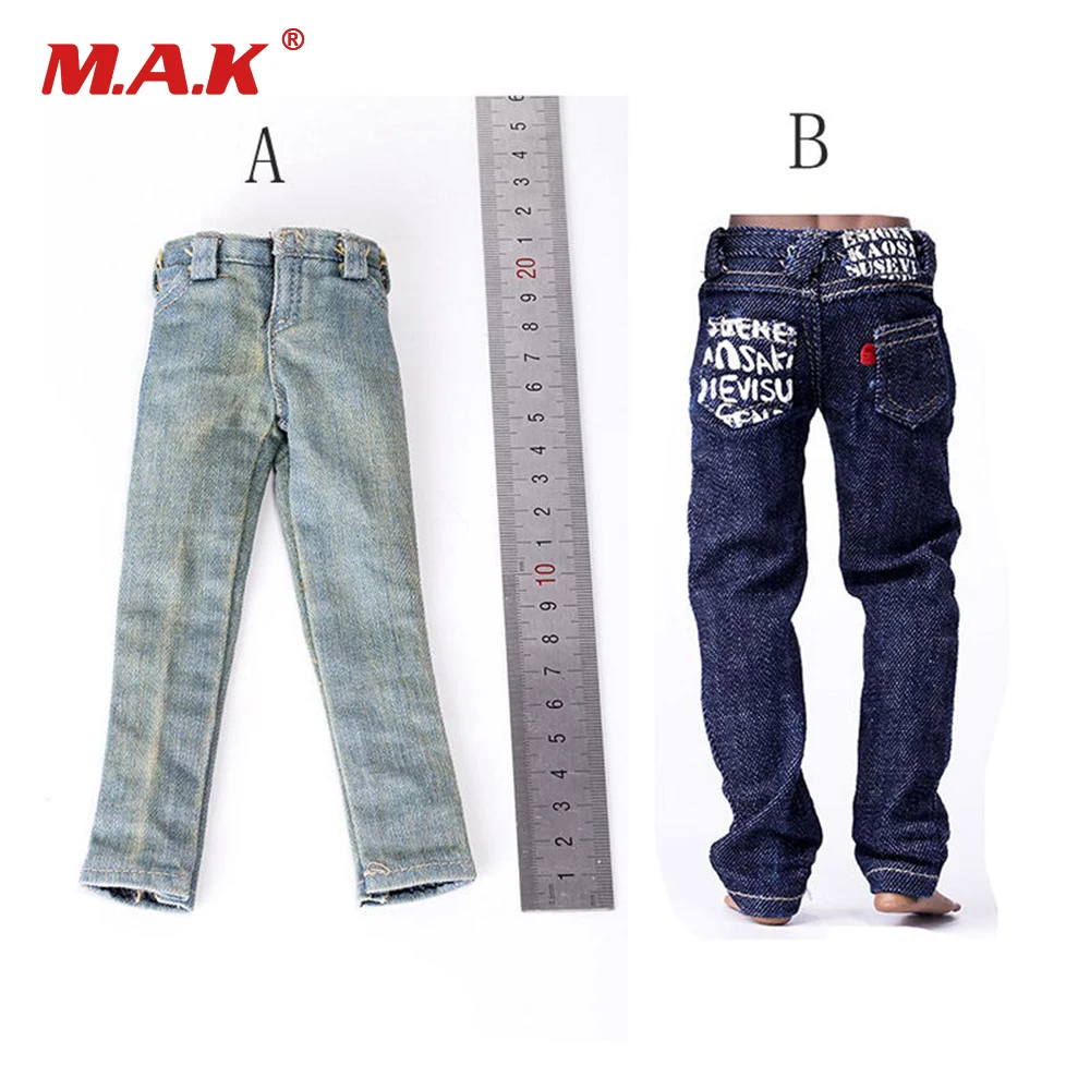 2 Colors 1/6 Scale Male Action Figure Jeans Pants Light/Blue Color for Muscular Body Figures
2 Colors 1/6 Scale Male Action Figure Jeans Pants Light/Blue Color for Muscular Body Figures
