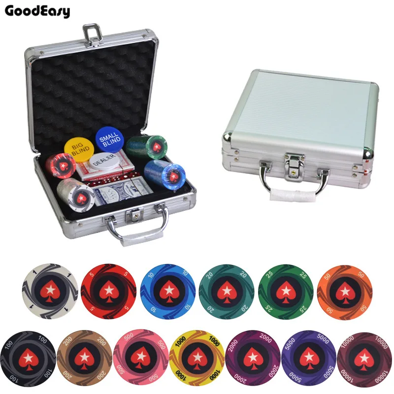100-500PCS/LOT Round Peach Heart Coins Texas Hold'em Ceramic Poker Chip Entertainment/Party/Club Chips Aluminum Suitcase Set
100-500PCS/LOT Round Peach Heart Coins Texas Hold'em Ceramic Poker Chip Entertainment/Party/Club Chips Aluminum Suitcase Set