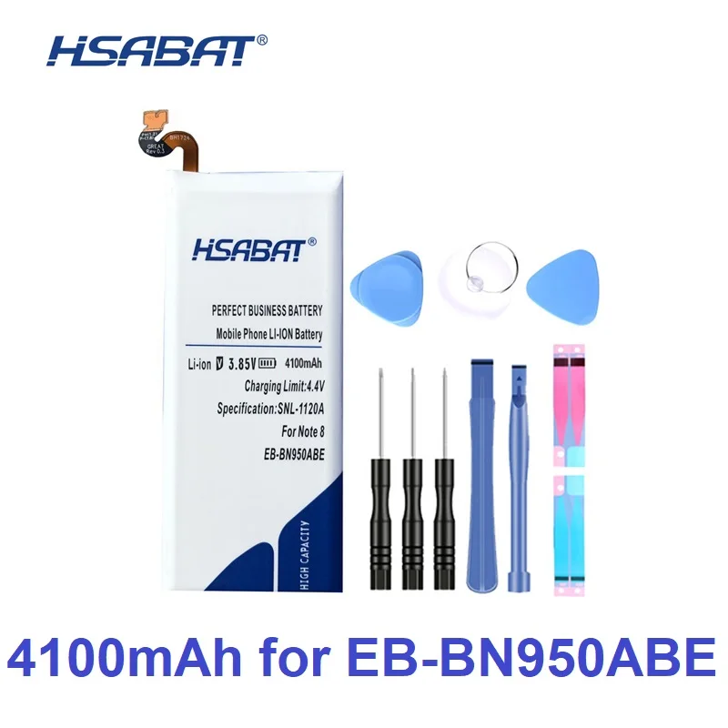 Original HSABAT 4100mAh High Capacity Zero Cycle Battery for Samsung GALAXY Note8 Note 8 N9500 N9508 N950D N950F N950FD N950J
Original HSABAT 4100mAh High Capacity Zero Cycle Battery for Samsung GALAXY Note8 Note 8 N9500 N9508 N950D N950F N950FD N950J