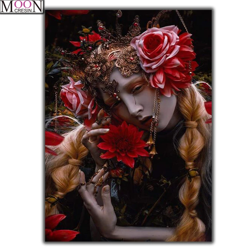 MOONCRESIN DIY Diamond Painting Cross Stitch Wolf Woman Diamond Embroider Full Square Drill Mosaic Decoration Needlework Flowers
MOONCRESIN DIY Diamond Painting Cross Stitch Wolf Woman Diamond Embroider Full Square Drill Mosaic Decoration Needlework Flowers