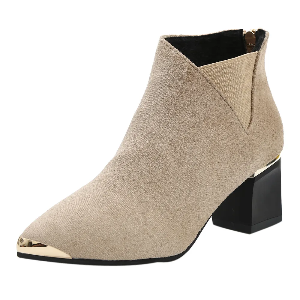 2018 Autumn Winter Fashion Woman Boots High Heels women Leather Ankle Boots Sexy Pointed Toe Metal Martin Boots
2018 Autumn Winter Fashion Woman Boots High Heels women Leather Ankle Boots Sexy Pointed Toe Metal Martin Boots