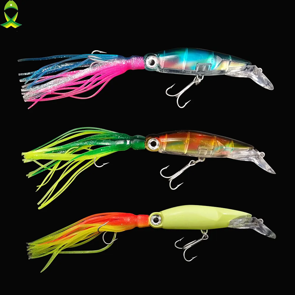 JSM 3pcs/lot 24.5cm 40g Fishing Lures For Trolling Bionic Artificial Bait Squid lure for fishing Jigging tackle
JSM 3pcs/lot 24.5cm 40g Fishing Lures For Trolling Bionic Artificial Bait Squid lure for fishing Jigging tackle
