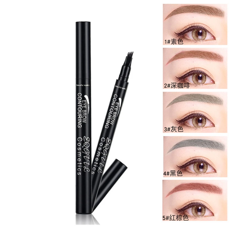 Makeup Liquid Tattoo Eyebrow Waterproof Fork tip Eyebrow Tattoo Pen 4 Head Fine Sketch Enhancer Korean Cosmetics
Makeup Liquid Tattoo Eyebrow Waterproof Fork tip Eyebrow Tattoo Pen 4 Head Fine Sketch Enhancer Korean Cosmetics