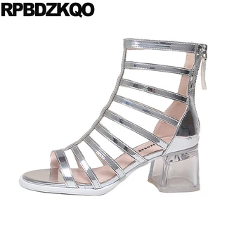 silver sexy women ankle boots medium heel chunky gladiator gold wedding metallic shoes sandals roman clear transparent open toe
silver sexy women ankle boots medium heel chunky gladiator gold wedding metallic shoes sandals roman clear transparent open toe