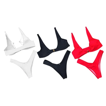 Mid Waist New Summer Women Two Pieces Bikini Set Padded Push Up Swimwear Brazilian Bikini
Mid Waist New Summer Women Two Pieces Bikini Set Padded Push Up Swimwear Brazilian Bikini